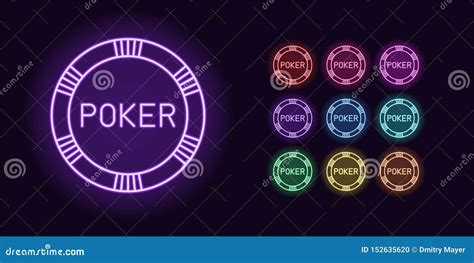 Poker Chip Neon royalty.